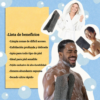 Toalla Exfoliante Antibacterial Dermaly™