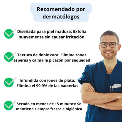 Toalla Exfoliante Antibacterial Dermaly™