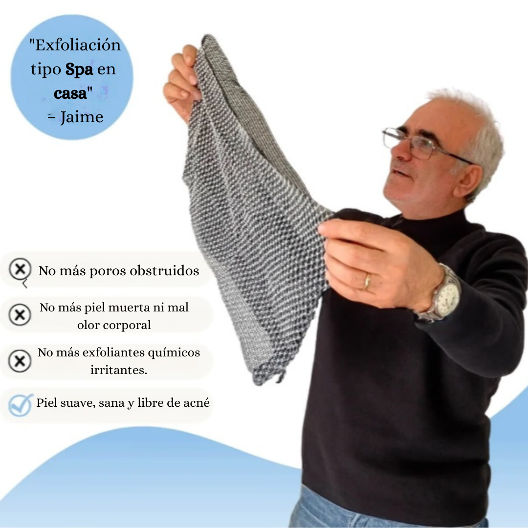 Toalla Exfoliante Antibacterial Dermaly™