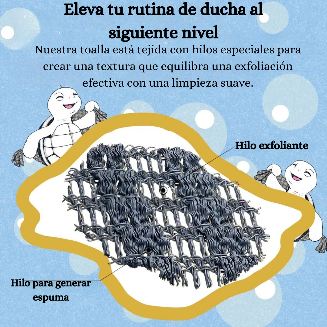 Toalla Exfoliante Antibacterial Dermaly™