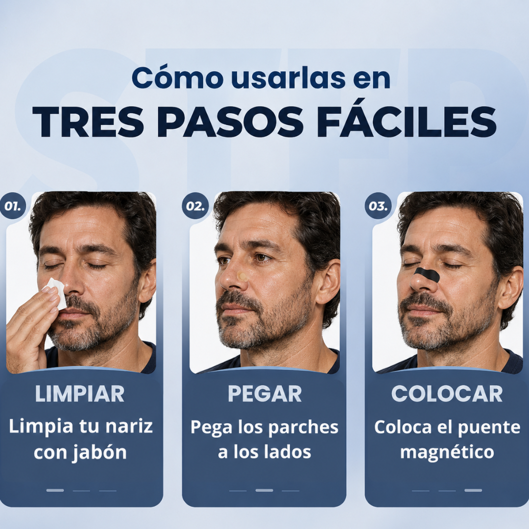 Tiras Nasales Magnéticas